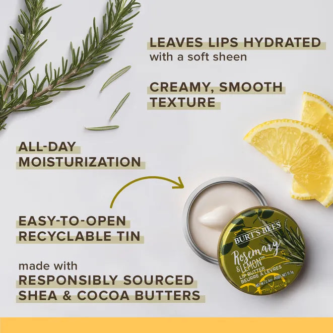 Rosemary & Lemon Lip Butter