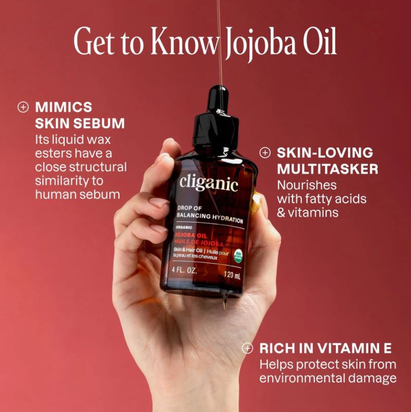 Cliganic Organic Jojoba Oil - 120 ml