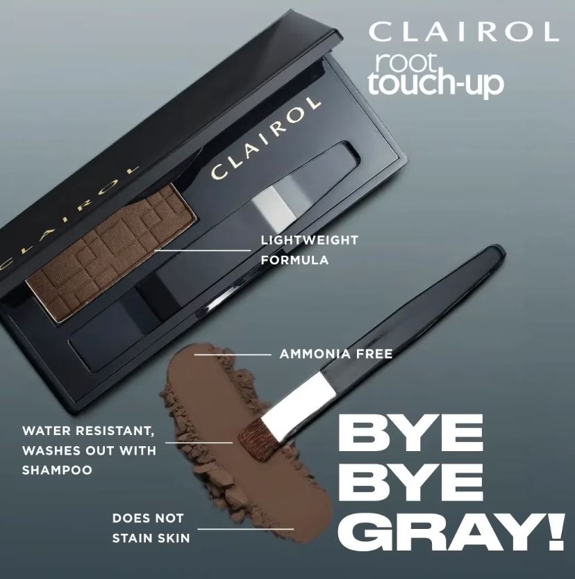 Clairol Temporary Root Touch-Up Concealing Powder - Dark Brown