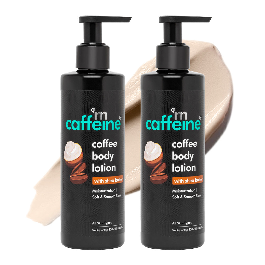 mCaffeine Coffee Body Lotion (Pack of 2)