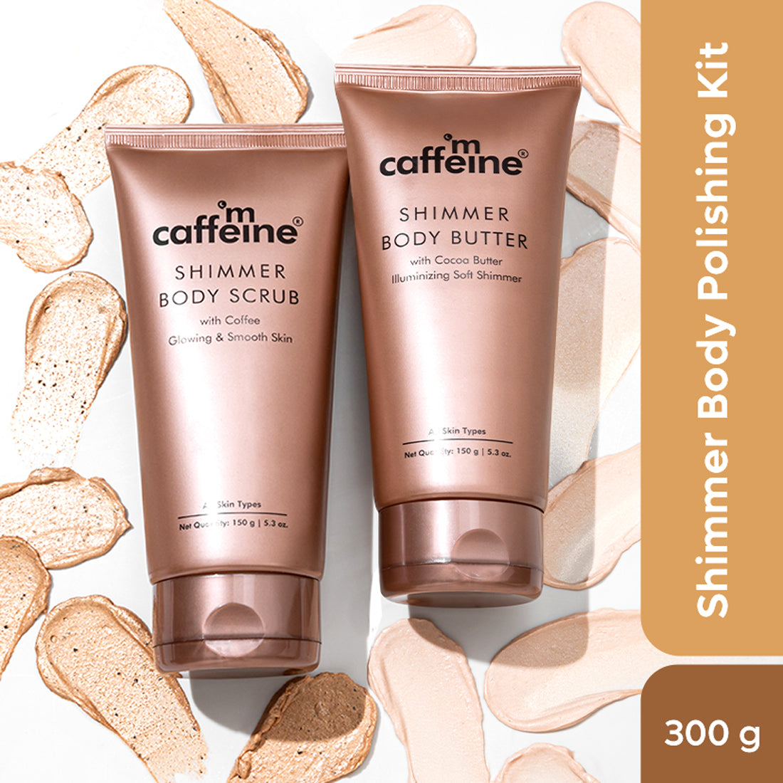 mCaffeine Shimmer Body Polishing Kit