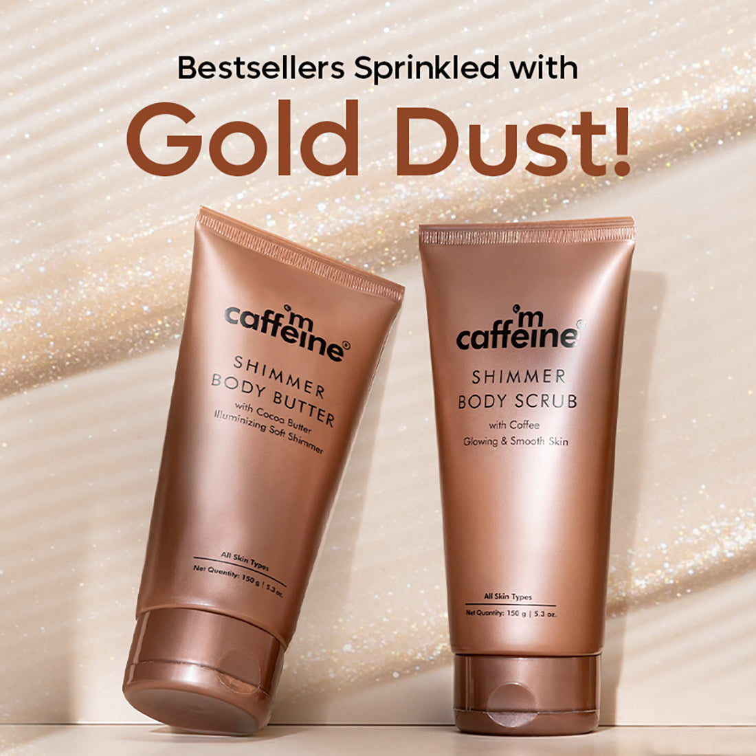 mCaffeine Shimmer Body Polishing Kit