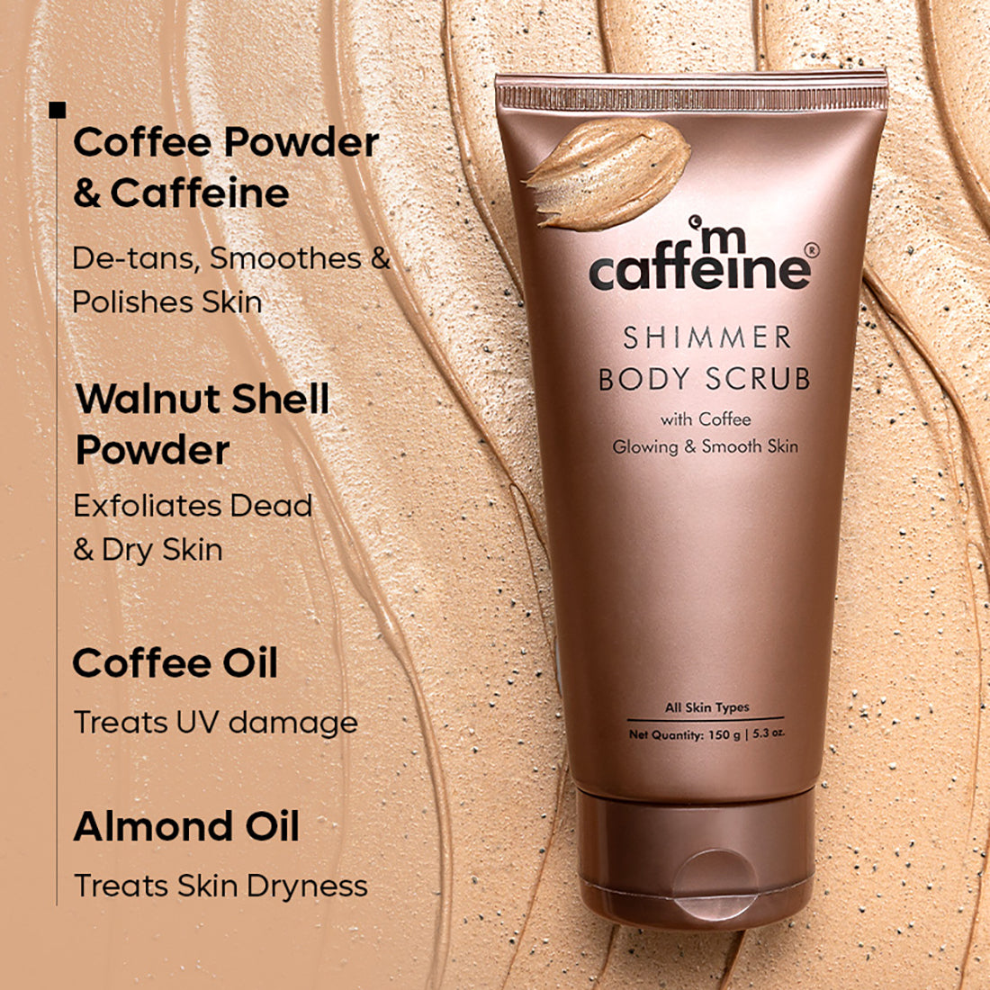 mCaffeine Shimmer Body Polishing Kit
