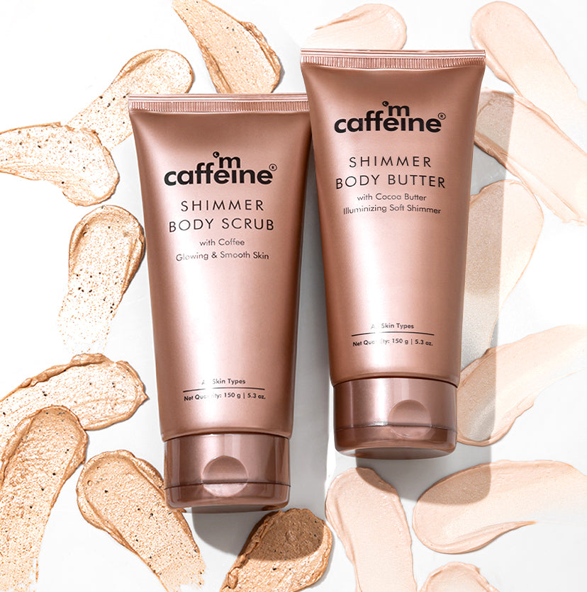 mCaffeine Shimmer Body Polishing Kit