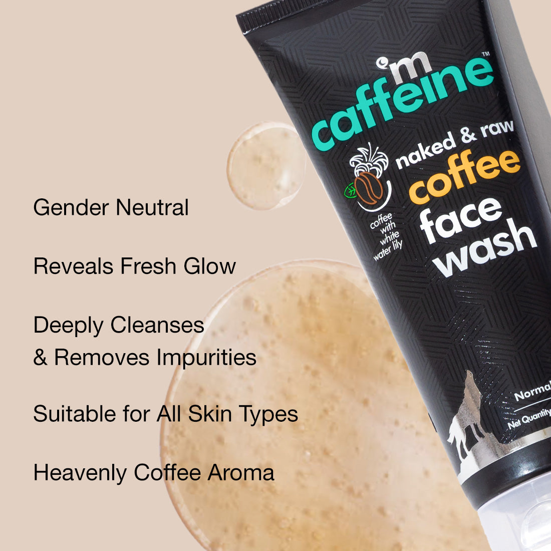 mCaffeine Coffee Face Wash Pack of 2 (50ml)