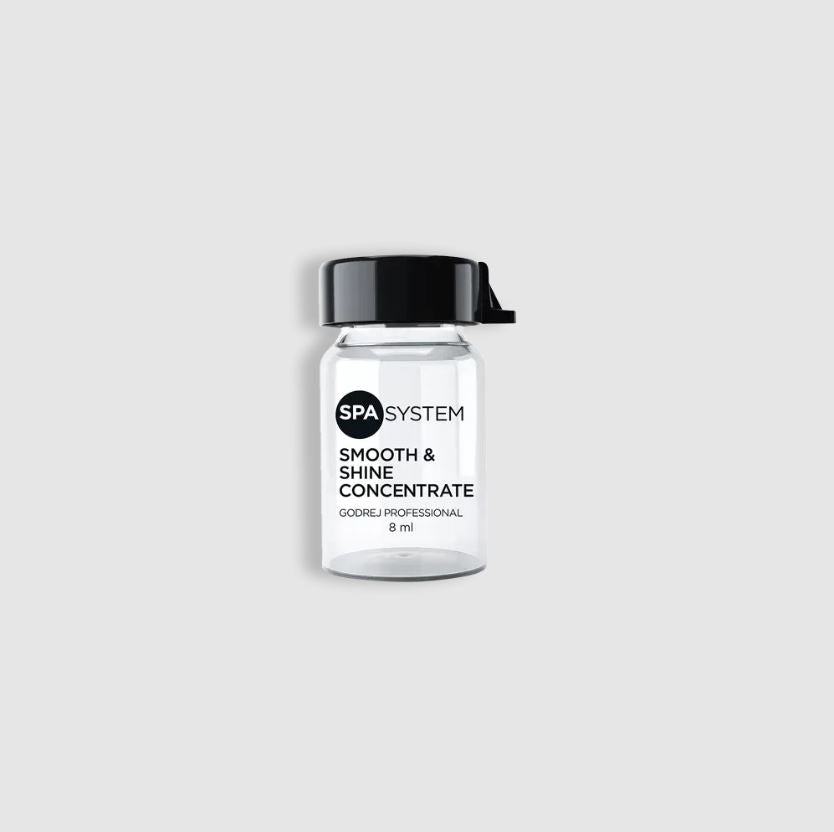 Spa System Smooth & Shine Concentrate - For dry, frizzy hair - 6 Ampoules x 8ml