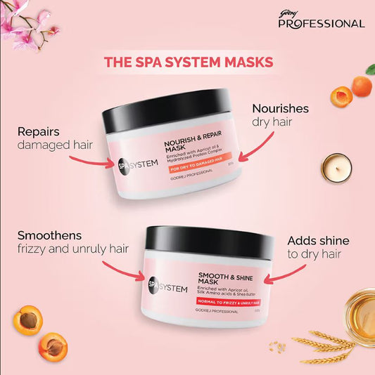 Spa System Nourish & Repair Mask (500g) - For Dry, Damaged Hair