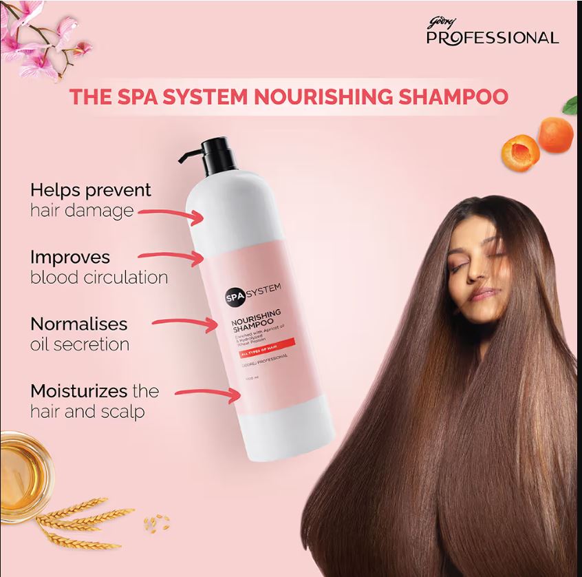 Spa System Nourishing Shampoo - 1000 ml