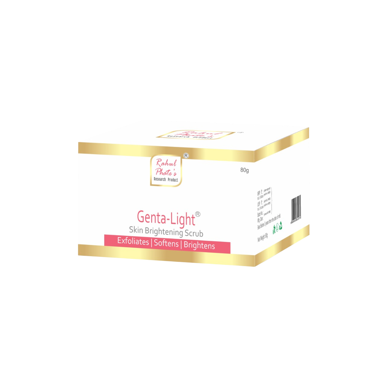 Genta-Light Skin Brighting Scrub - 80 gm