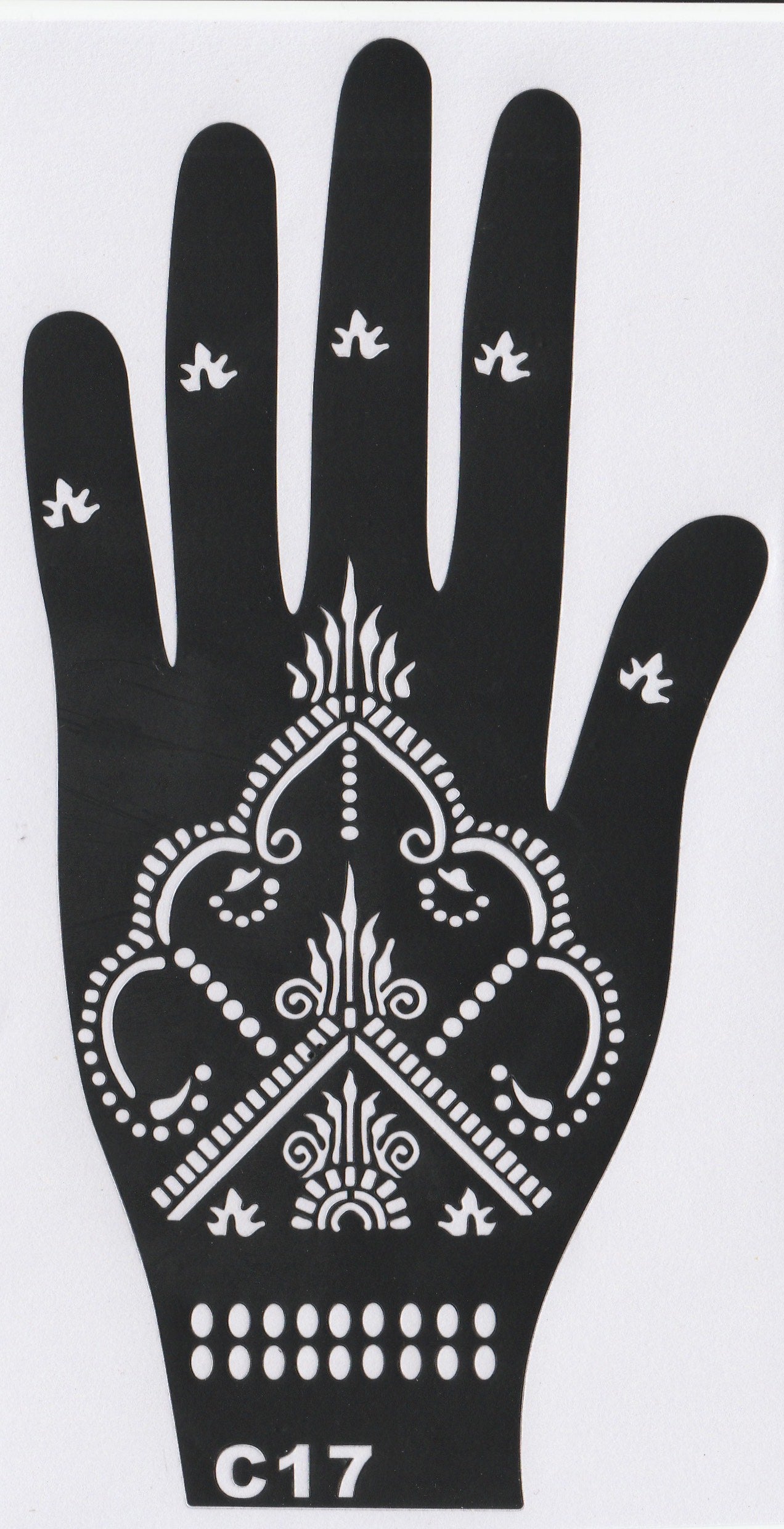 Beautiful Henna Stencils - Both Hands/ Mehendi Designs/ Mehendi DIY Stencil - C17
