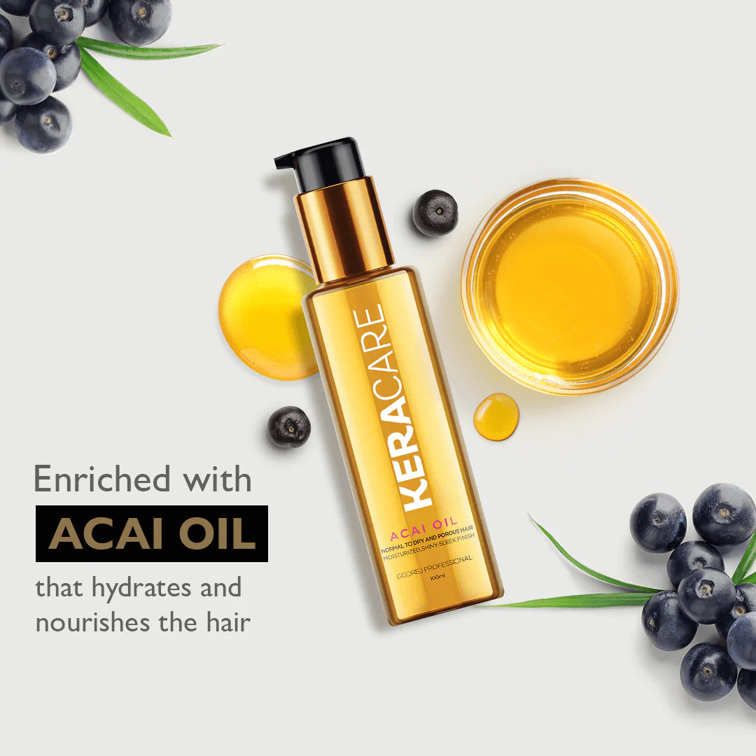 Keracare Acai Oil - 100ml | FOR DRY AND DAMAGED HAIR