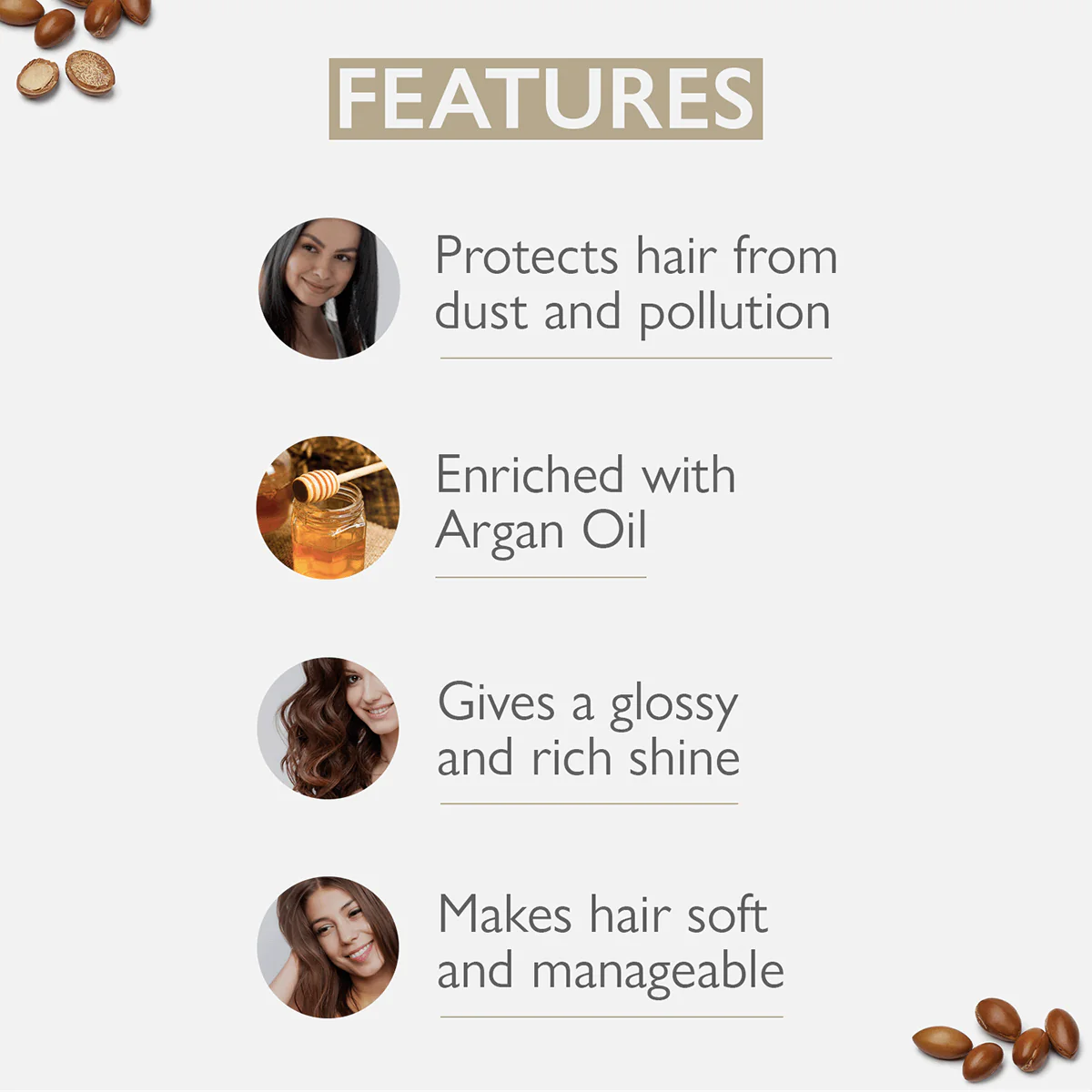 Keracare Nourish Shine Argan Hair Oil - 100 ml | FOR DULL HAIR