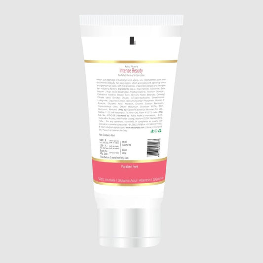 Intense Beauty Pro-Perfect Radiance Tan Care Lotion - 40 ml