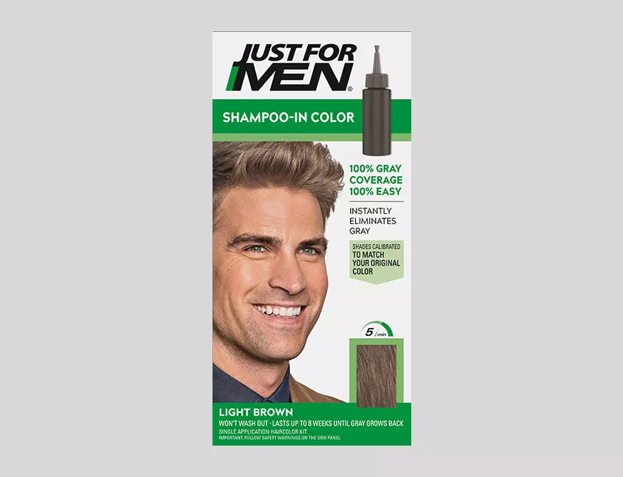 Just For Men Shampoo-in Color - Light Brown (H-25)