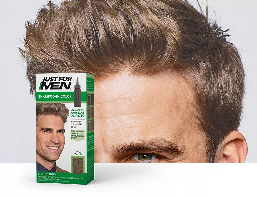 Just For Men Shampoo-in Color - Light Brown (H-25)