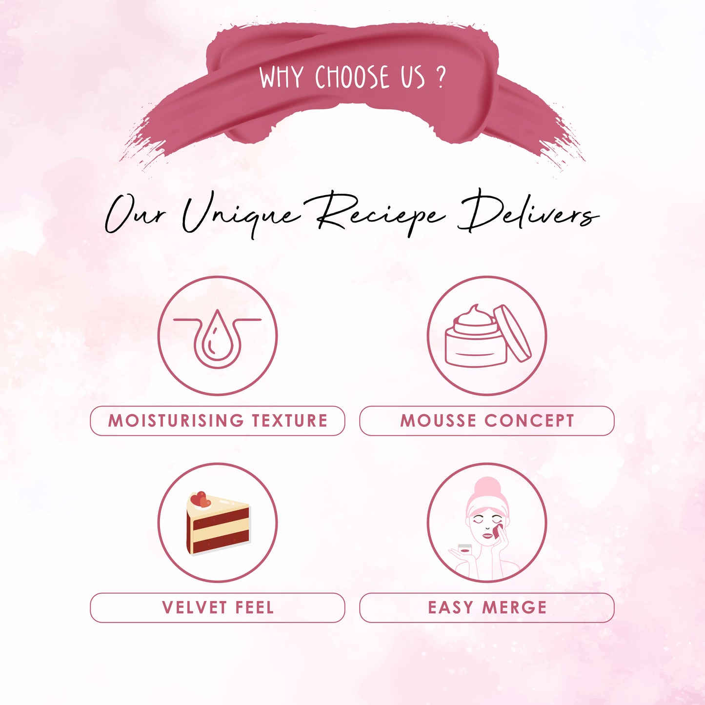 Lip and Cheek Tint with Vitamin E & Shea Butter, Smudge Proof & Sweatproof, Layered In Love - 8g