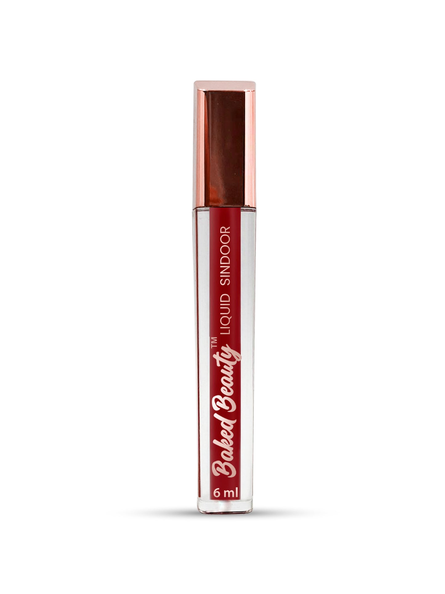 Liquid Sindoor with Long Lasting Wear, Smudge proof and Quick Dry Formula, Deep Red - 6ml