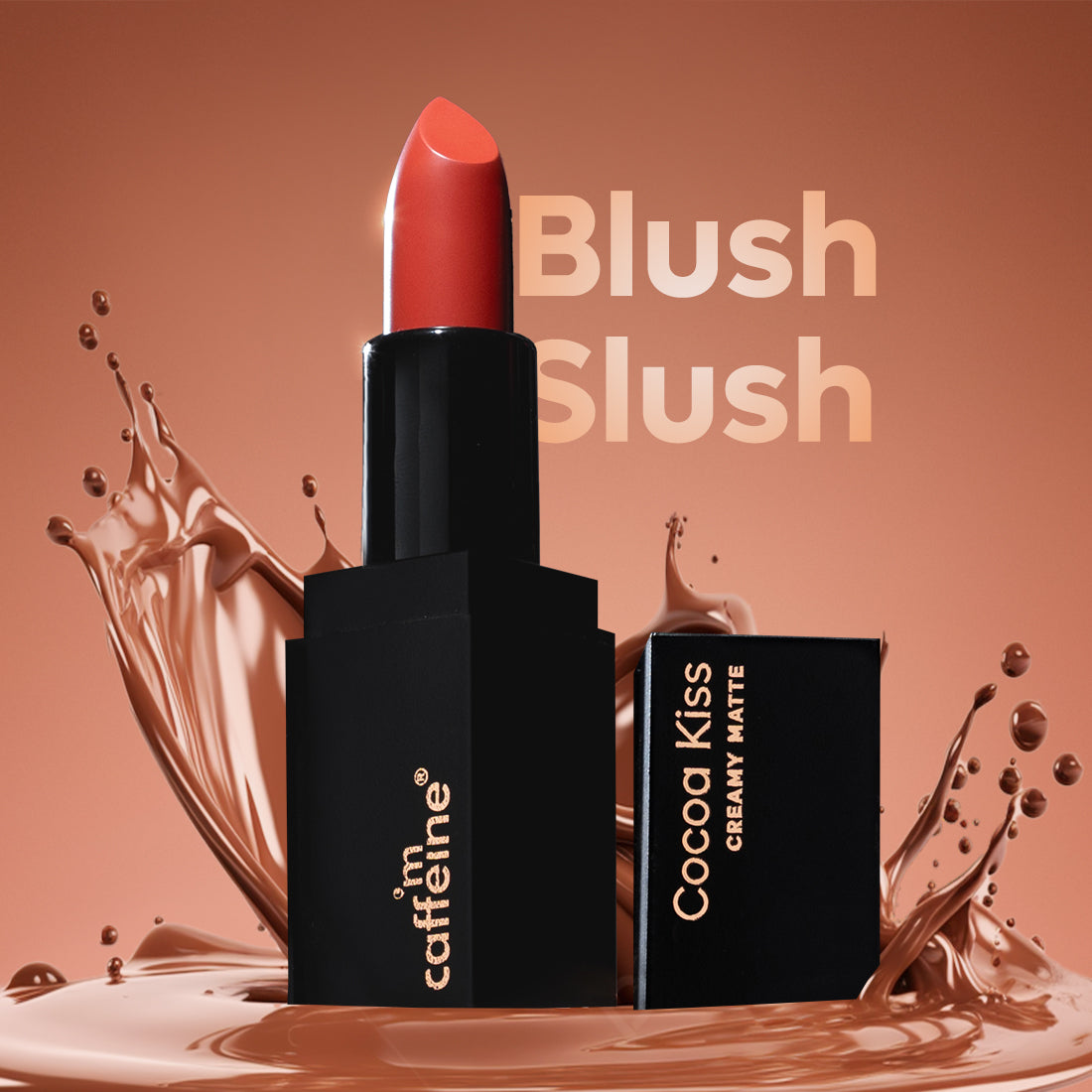 mCaffeine Cocoa Kiss Creamy Matte Lipstick - Blush Slush