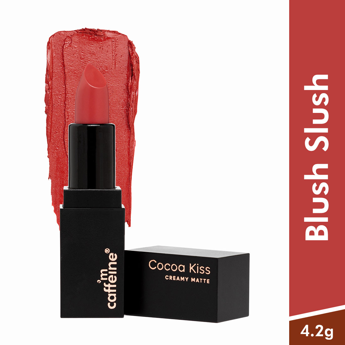 mCaffeine Cocoa Kiss Creamy Matte Lipstick - Blush Slush