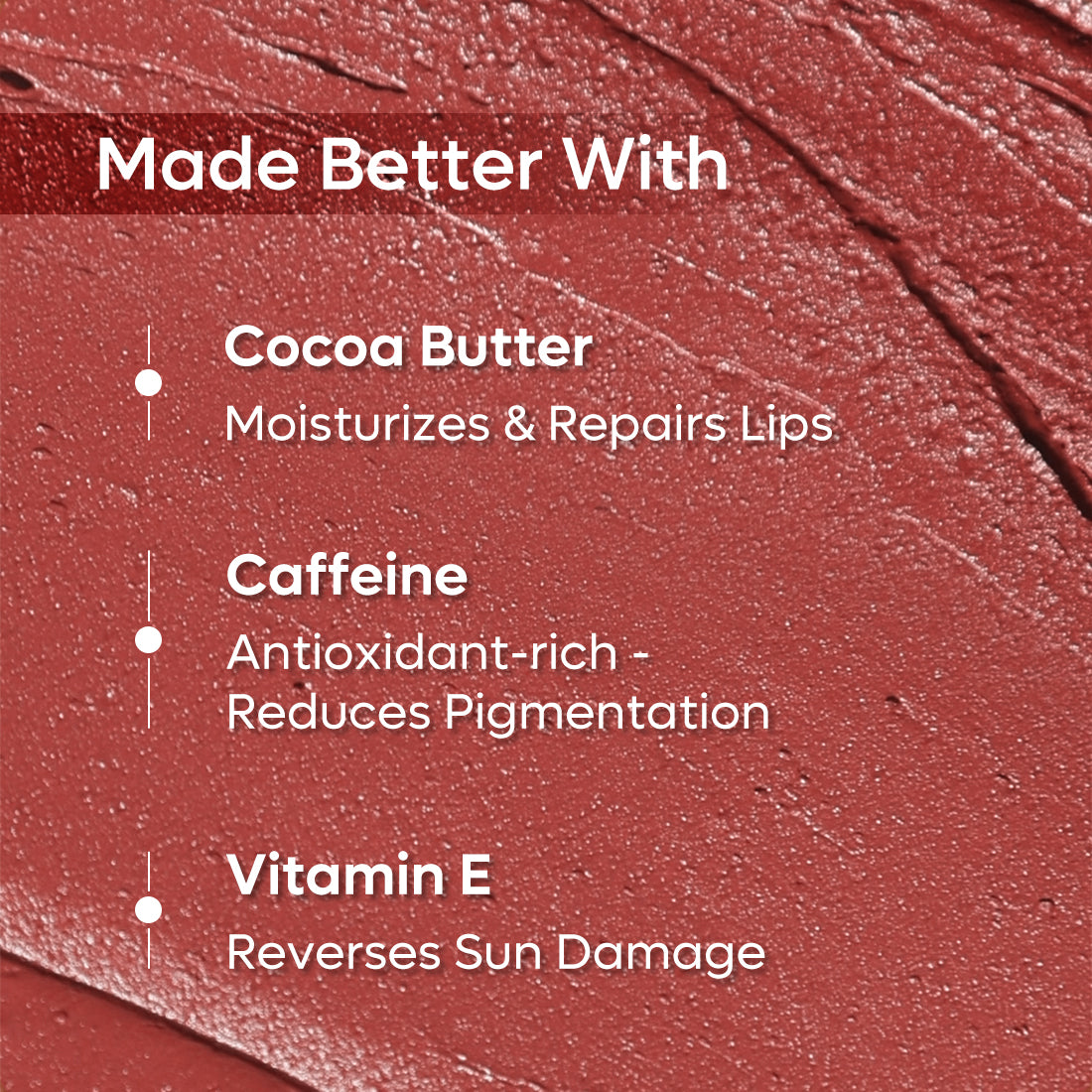 mCaffeine Cocoa Kiss Creamy Matte Lipstick-Rose Martini
