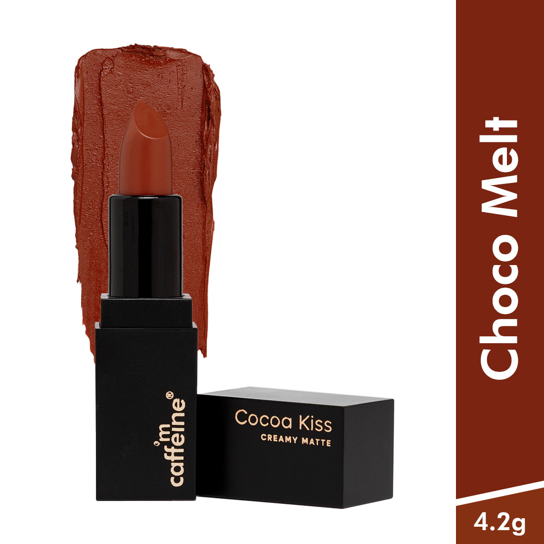 mCaffeine Cocoa Kiss Creamy Matte Lipstick - Choco Melt