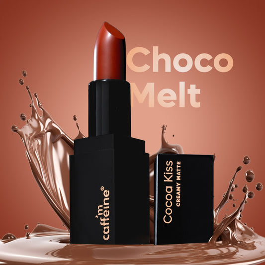 mCaffeine Cocoa Kiss Creamy Matte Lipstick - Choco Melt
