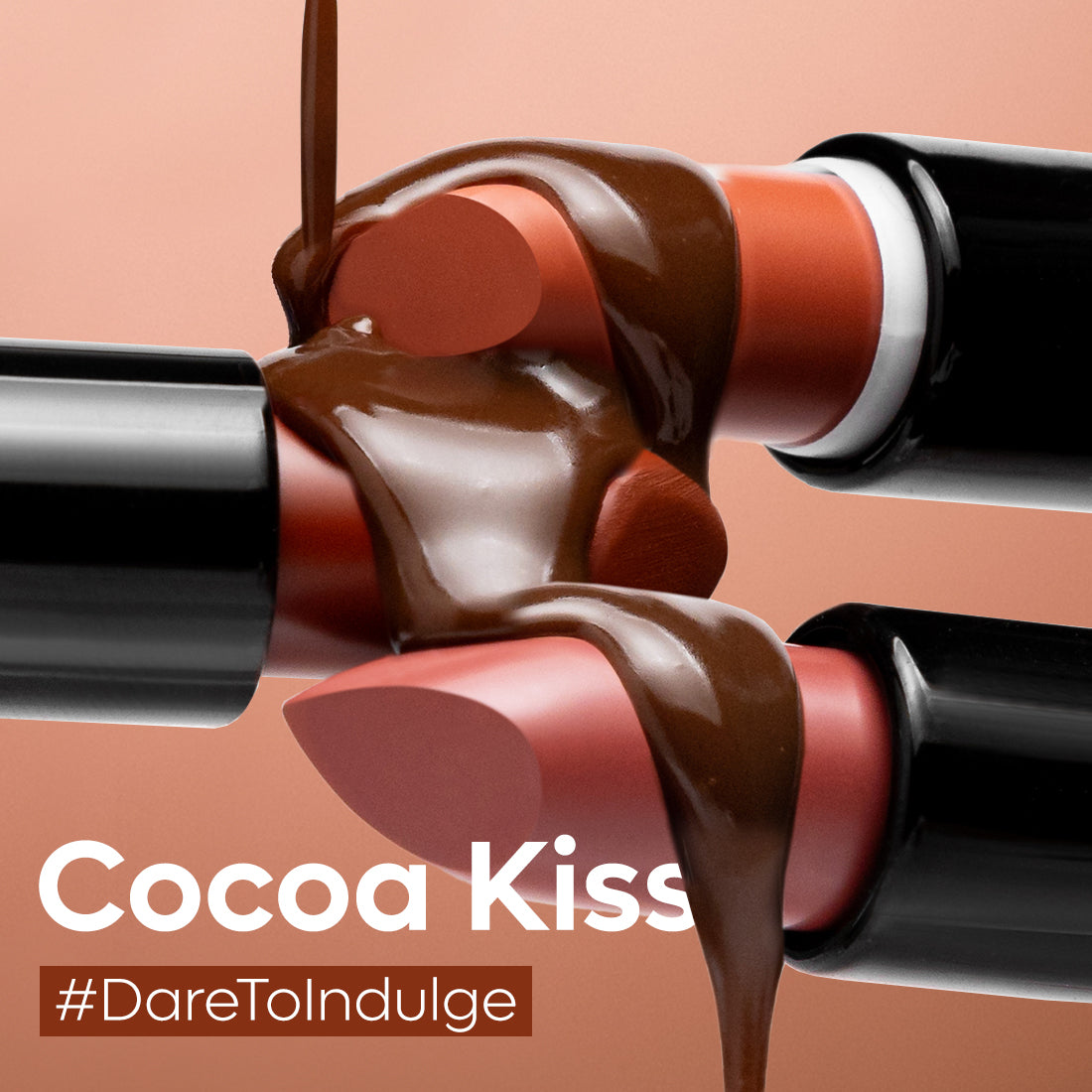 mCaffeine Cocoa Kiss Creamy Matte Lipstick - Choco Melt
