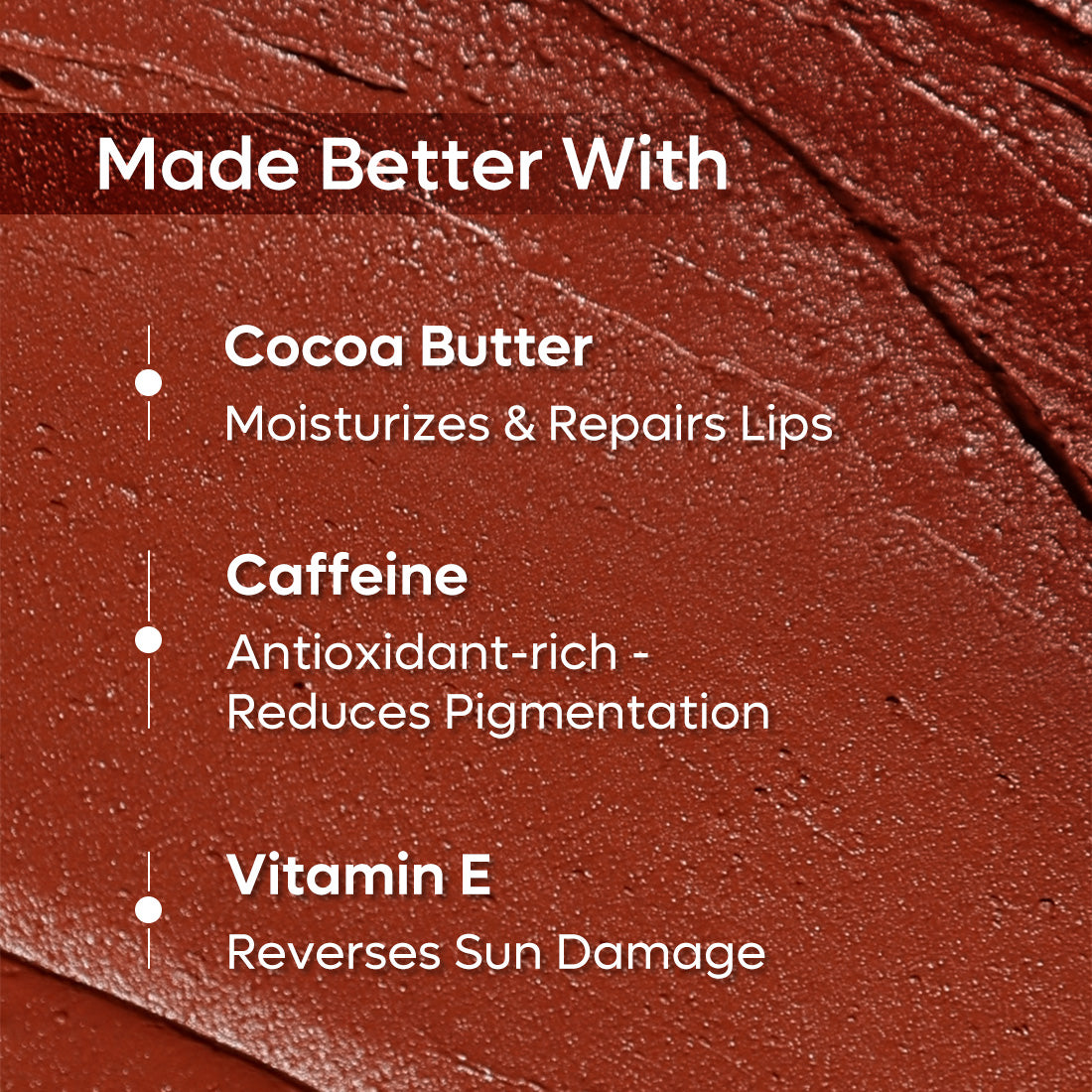 mCaffeine Cocoa Kiss Creamy Matte Lipstick - Choco Melt