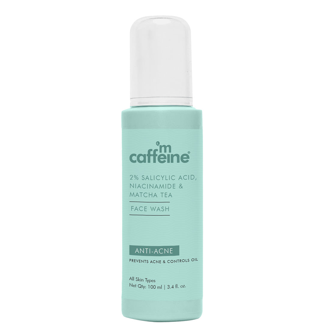 mCaffeine 2% SALICYLIC ACID Niacinamide & MATCHA TEA FACE WASH