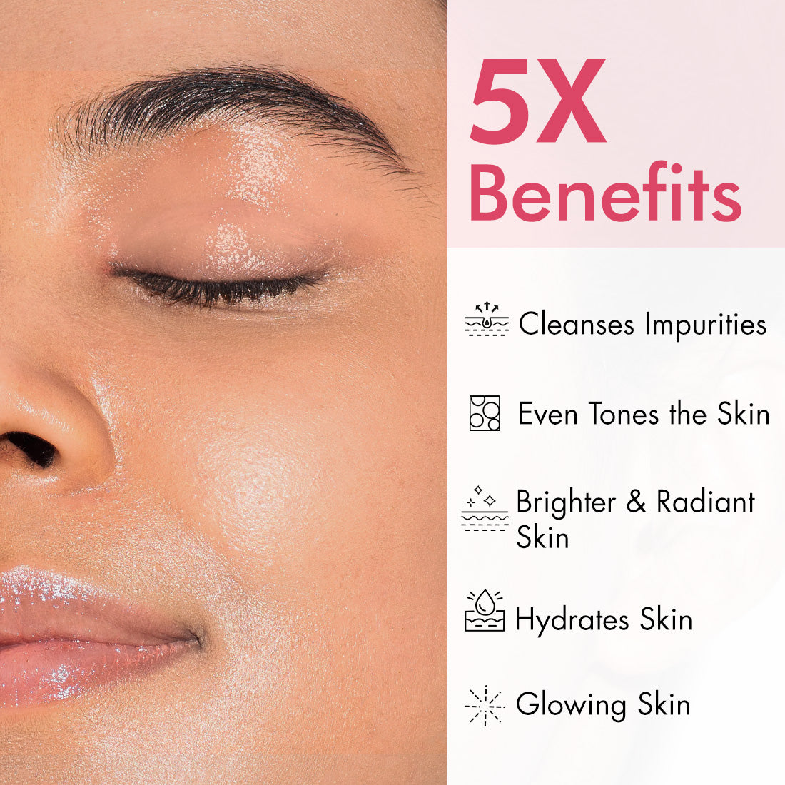 mCaffeine CLEAR GLOW 1% Kojic Acid Daily Brightening Face Wash For Dark Spots & Pigmentation