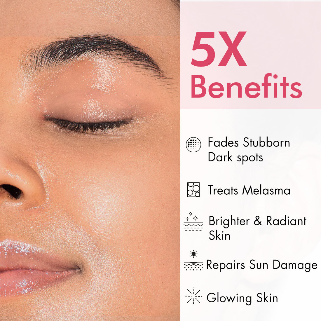 mCaffeine CLEAR GLOW 3% Tranexamic,2% Alpha Arbutin Advanced Pigmentation Serum Treatment For Melasma