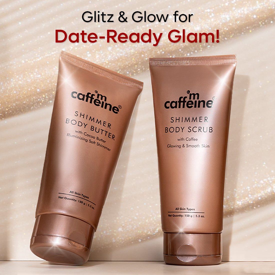 mCaffeine Shimmer & Glow Body Gift Kit