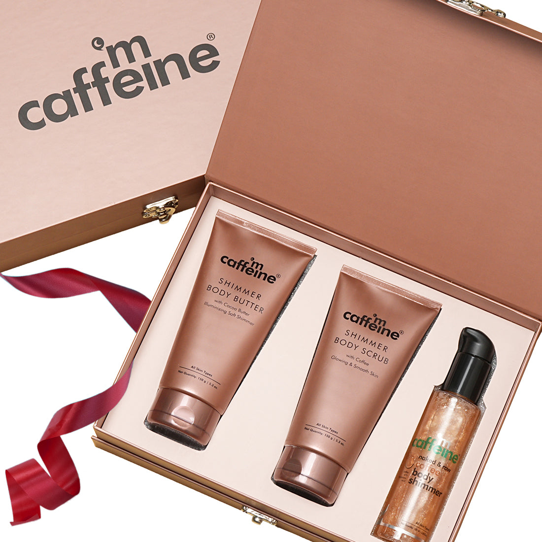 mCaffeine Shimmer & Glow Body Gift Kit