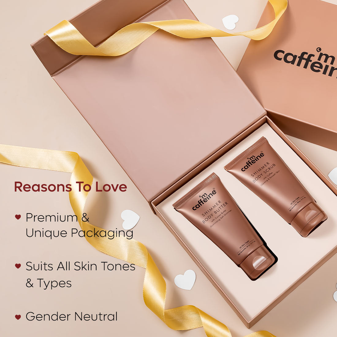 mCaffeine Cover me in Stardust Shimmer Gift Kit
