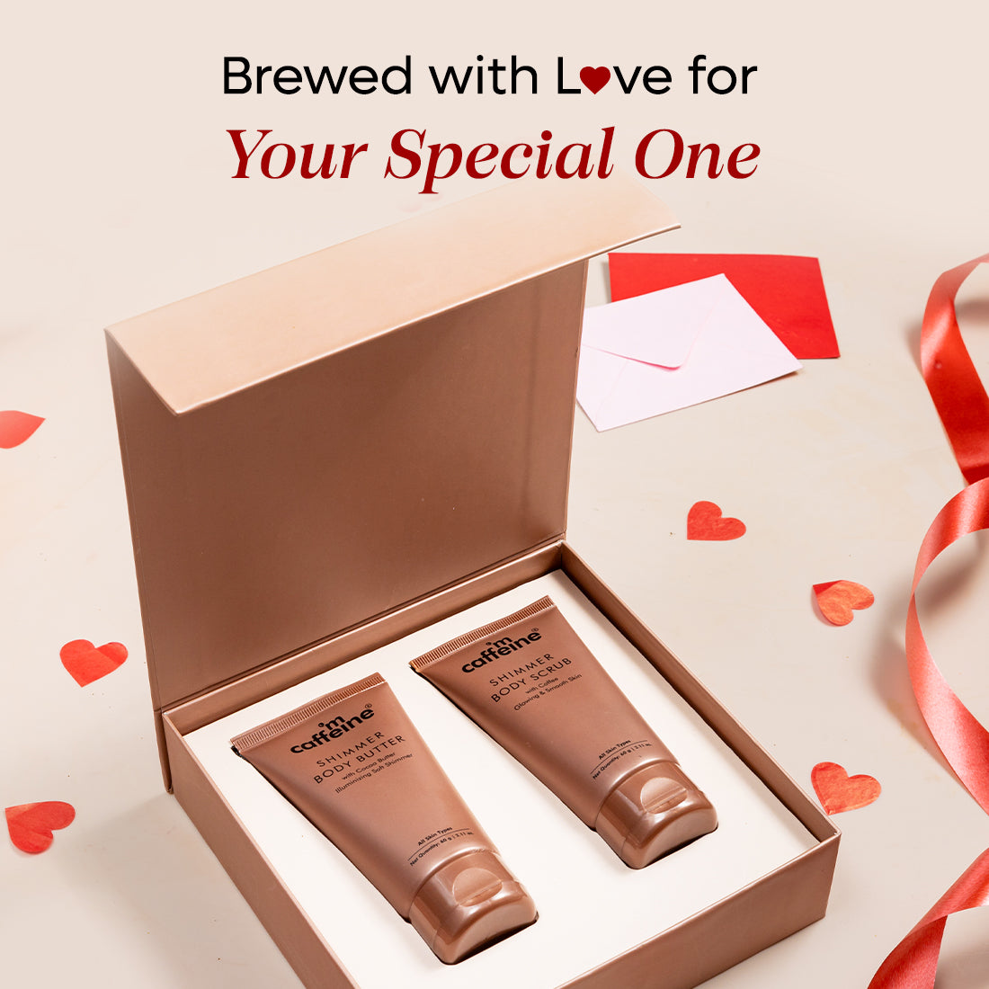 mCaffeine Cover me in Stardust Shimmer Gift Kit