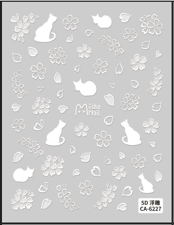 5D Self-Adhesive Nail Art Stickers - Misha 6227