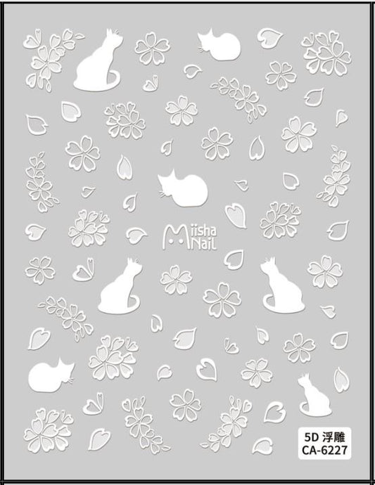5D Self-Adhesive Nail Art Stickers - Misha 6227