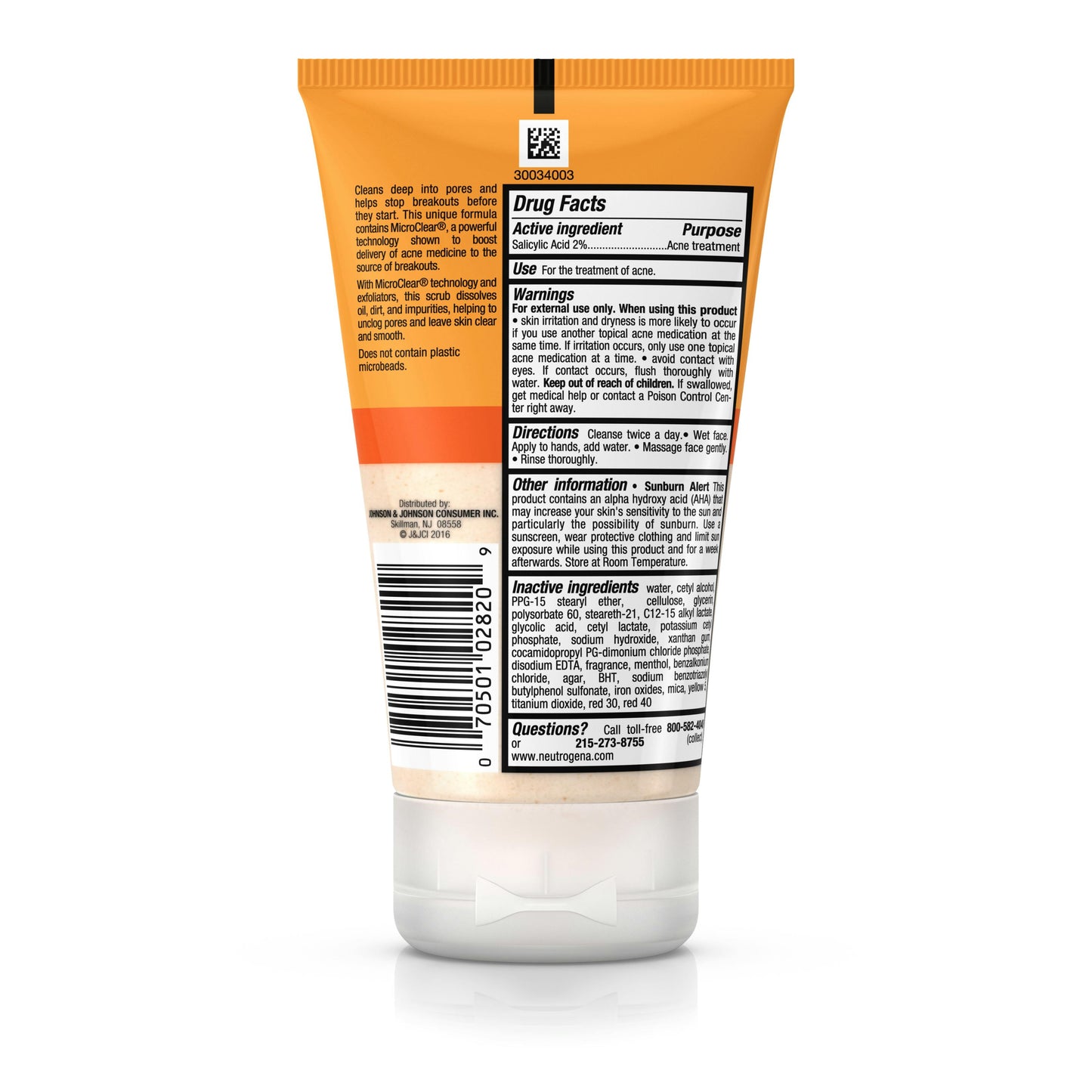 Oil-Free Acne Wash Daily Scrub