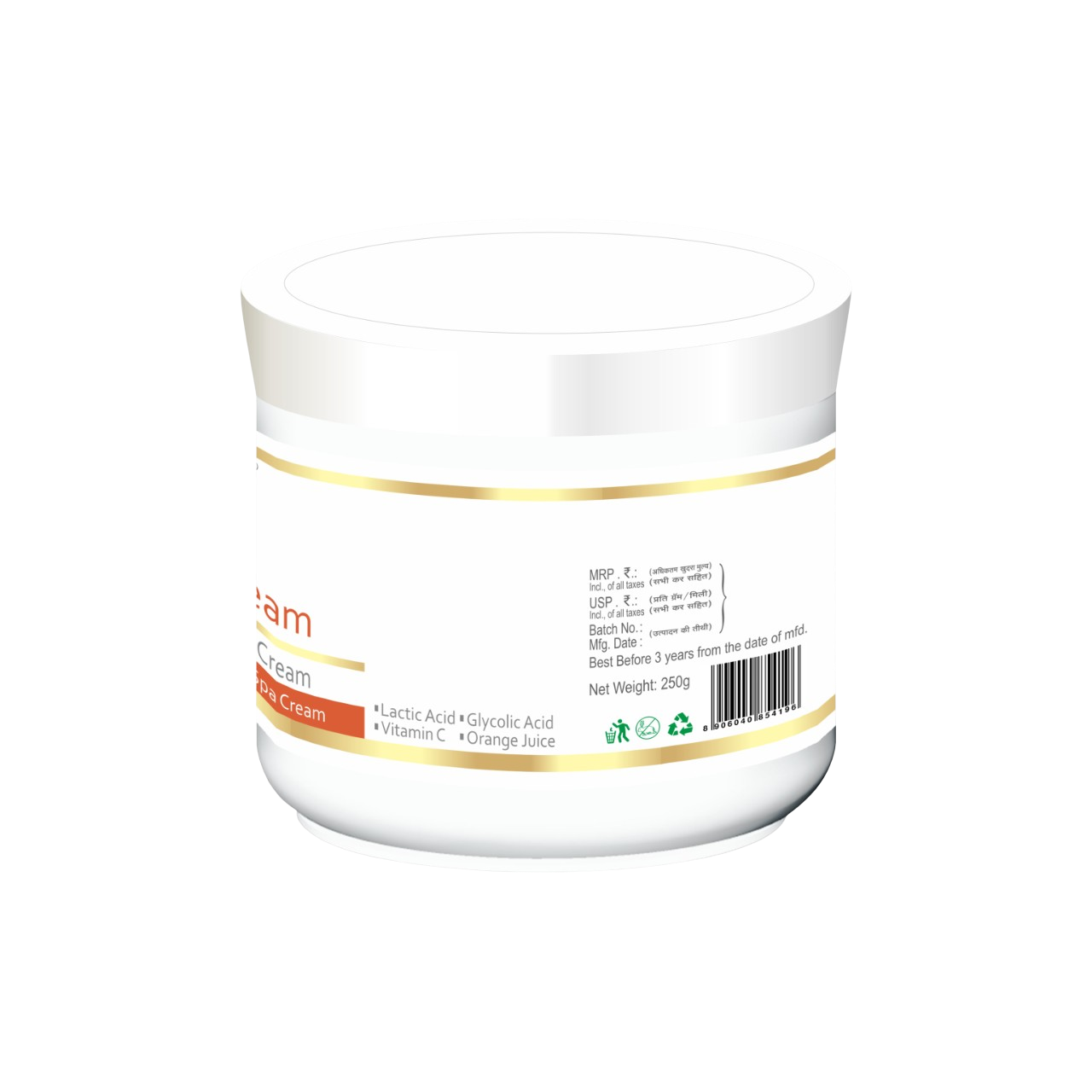 Tejo Orange Hair Cream