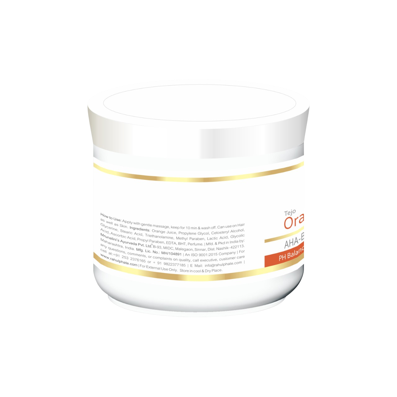 Tejo Orange Hair Cream