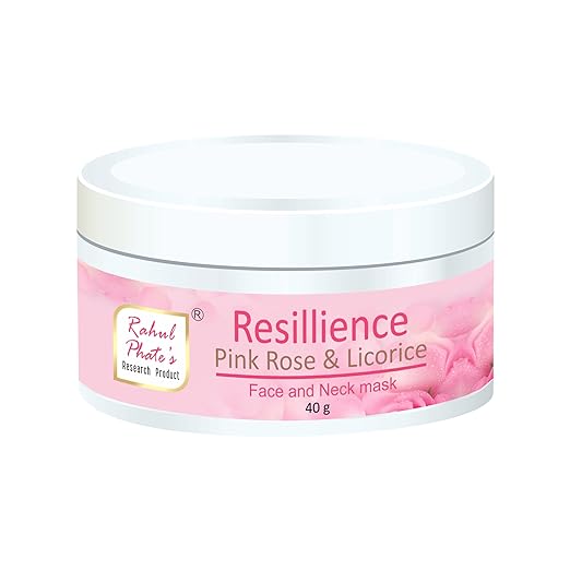 Resillience Pink Rose & Licorice Face and Neck mask - 40 gm