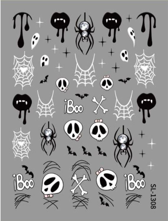 5D Self-Adhesive Nail Art Stickers - BOO 1308
