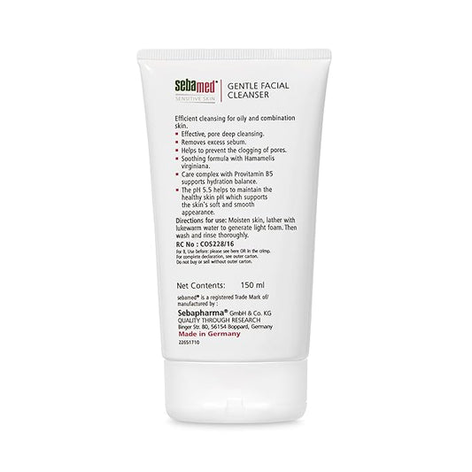 Gentle facial cleanser for oily & combination skin - 150 ml