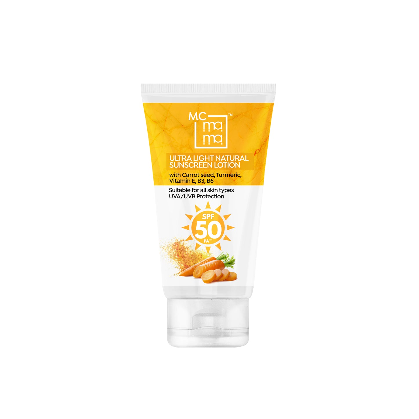 ULTRA LIGHT NATURAL SUNSCREEN LOTION WITH SPF50 PA+++