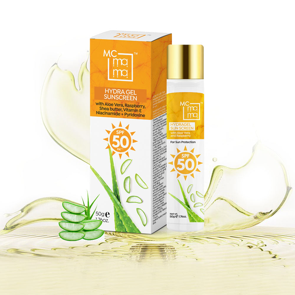 Hydra Gel Sunscreen SPF 50+++ for Sun protection, Matte Look for Women & Men, 50g