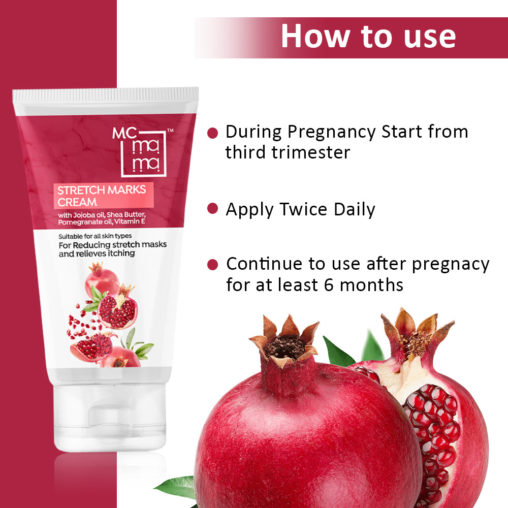 Stretch Marks Cream | Stretch Mark Removal Cream With Shea Butter,Pomegranate, Wheat germ | 60g