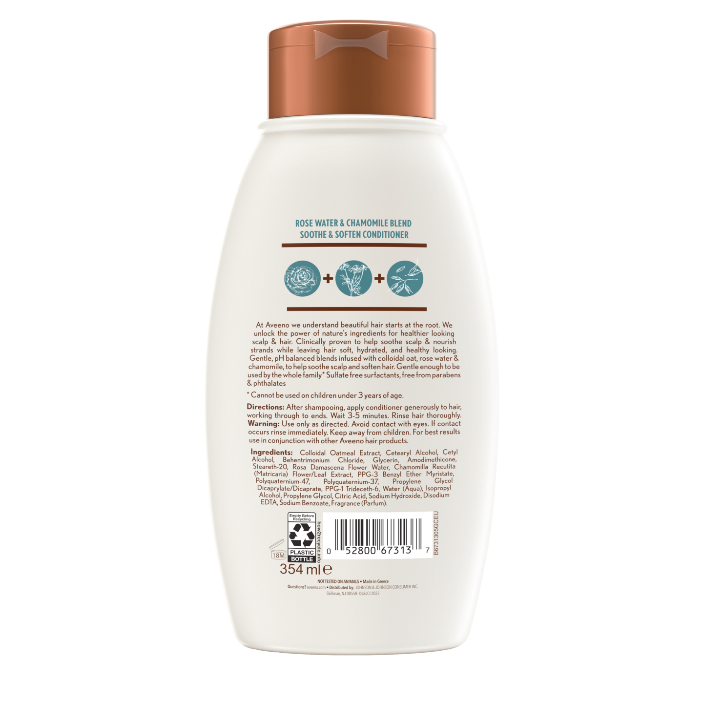 Rose Water and Chamomile Blend Conditioner - 12 oz