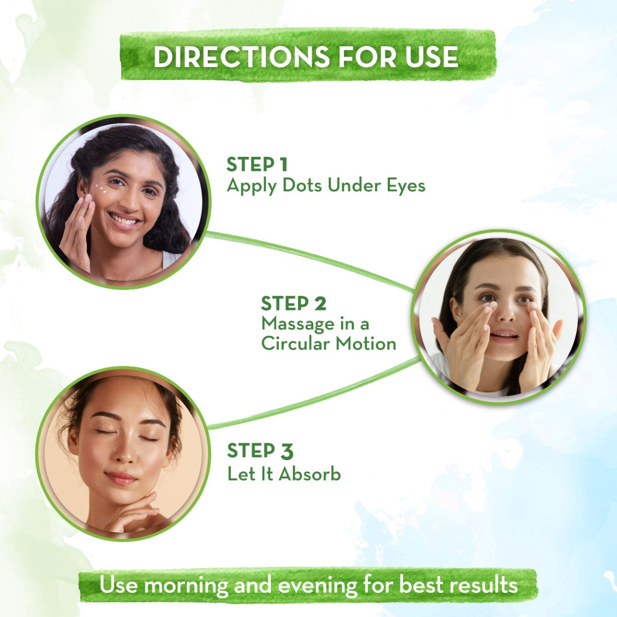 Bye Bye Dark Circles Eye Cream with Cucumber and Peptides for Dark Circles - 20 g | Reduces Dark Circles | Nourishes Under Eye Skin