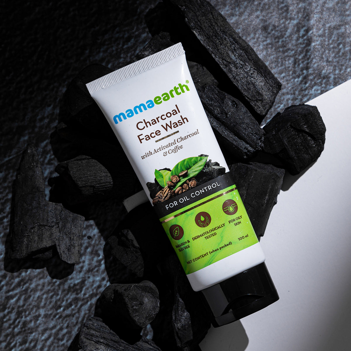 Charcoal Face Wash for oil control - 100ml | Pollution Defense Formula | Controls Excess Oil