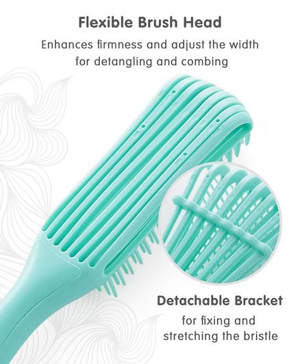 Detangler Hair Comb Brush for Adults and Kids Wet & Dry Hair, Removes Knots and Tangles Pain Free